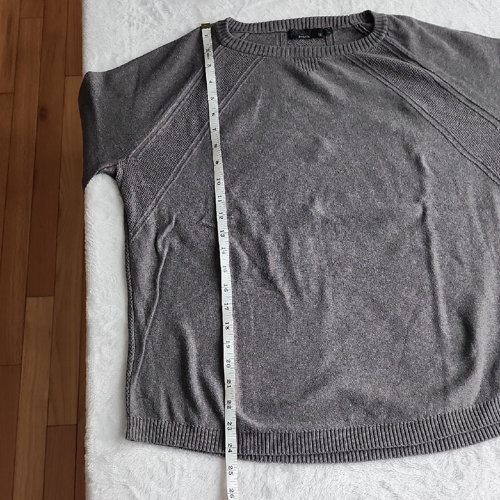 Prana Women's Charcoal Crewneck Sweater - Picture 8 of 9